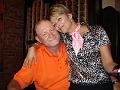 Randy and Kim the waitress at the Brickyard Restaurant